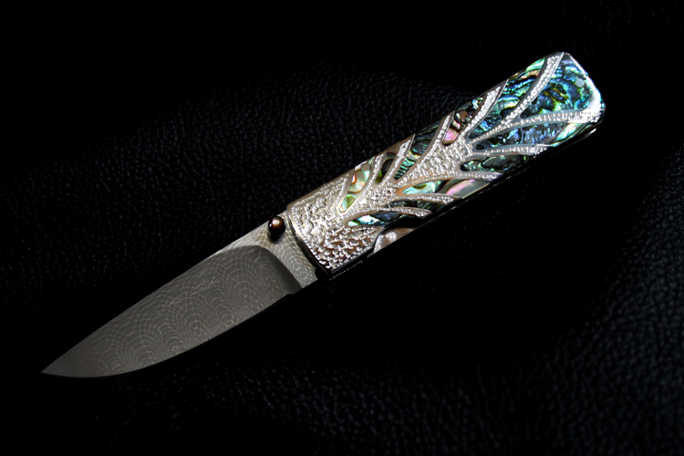 custom folding knife koji hara